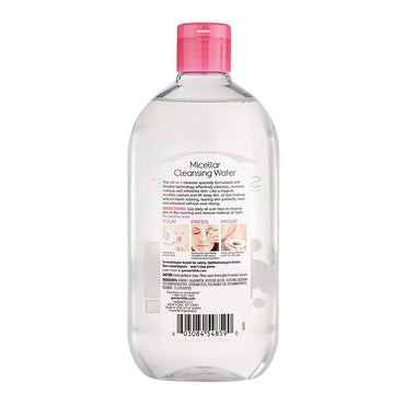 Garnier SkinActive Micellar Cleasing Water, All in 1 Makeup Remover And Cleanser, 23.7 Oz