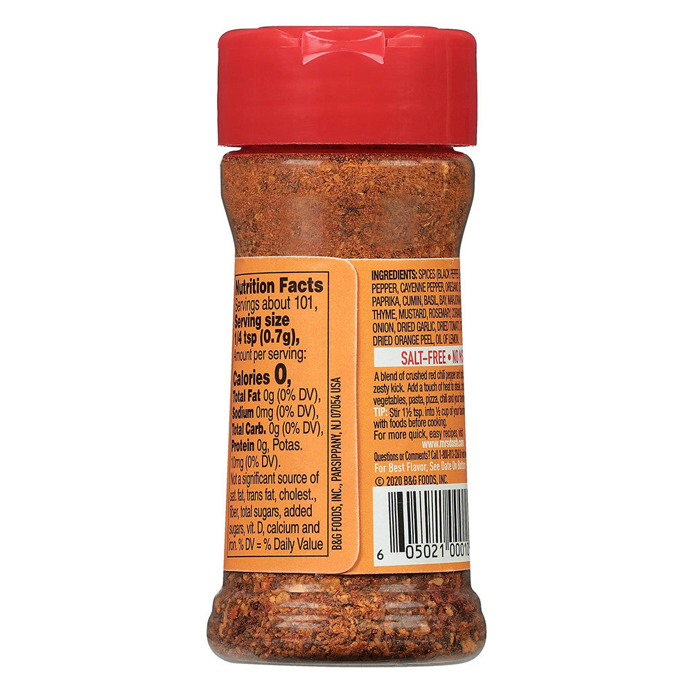 Mrs. Dash Salt-Free Seasoning Blend, Extra Spicy, 2.5 Oz