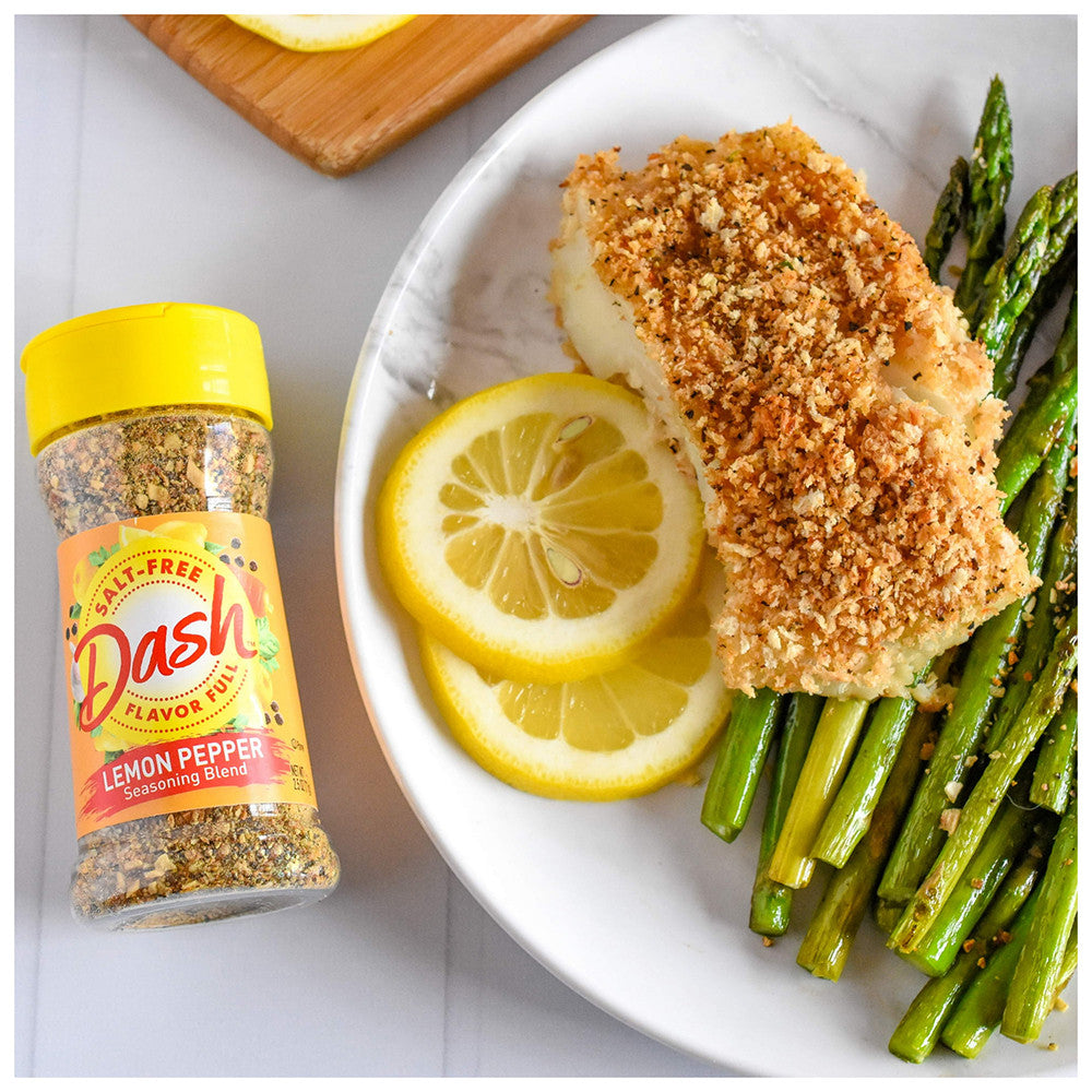 Mrs Dash Lemon Pepper Salt Free Seasoning Blend, 2.5 Oz