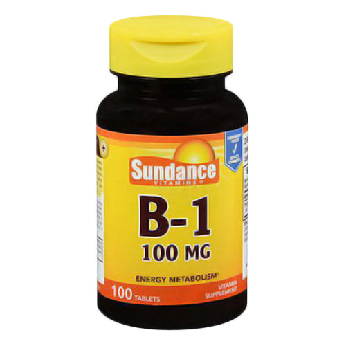 Sundance Vitamins B-1 100 Mg Energy Metabolism Tablets, 100 Ea