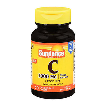 Sundance Vitamin C 1000 mg Coated Caplets, 60 Ea