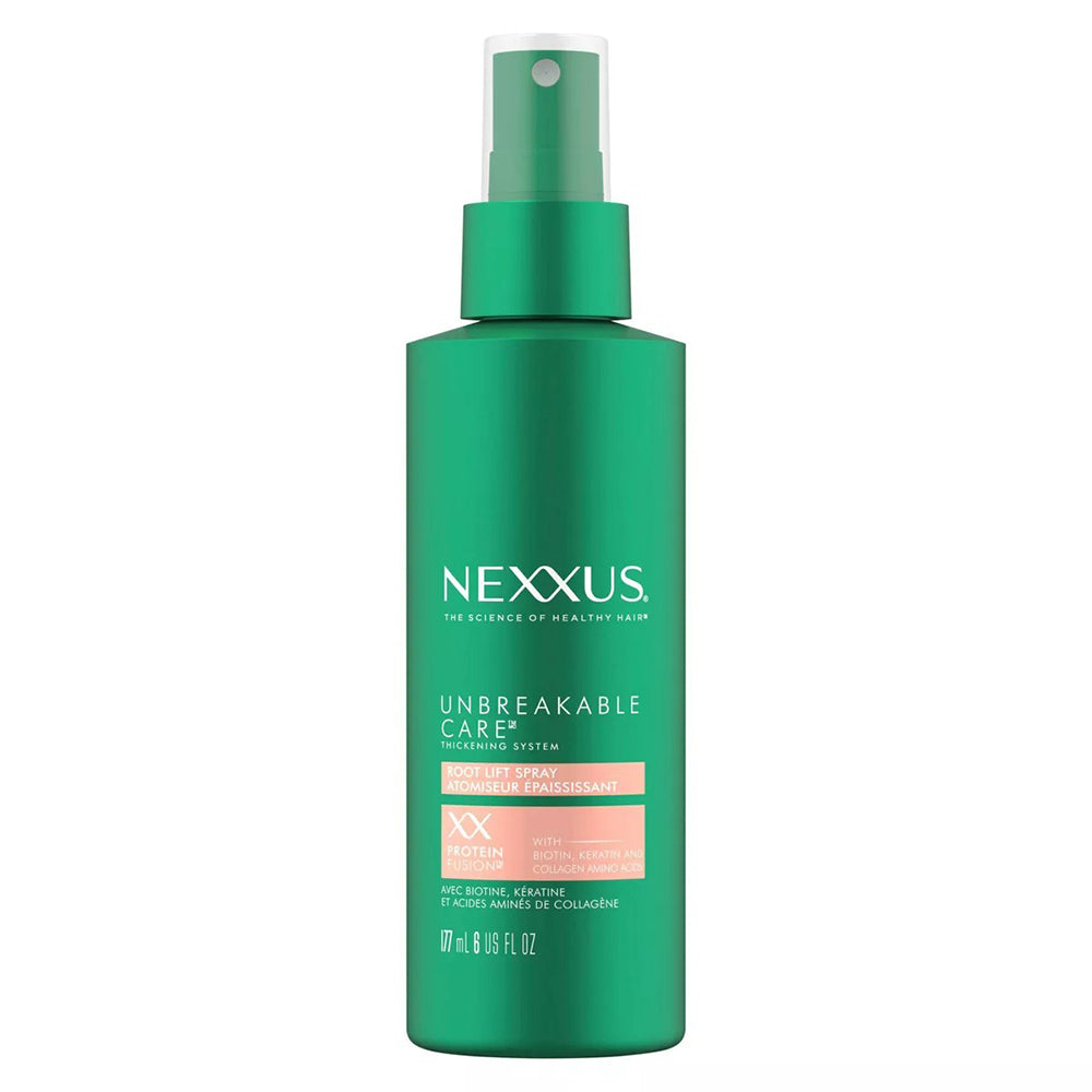 Nexxus Unbreakable Care Root Lift Biotin Thickening Spray for Fine and Thin Hair 6Oz (177ml)