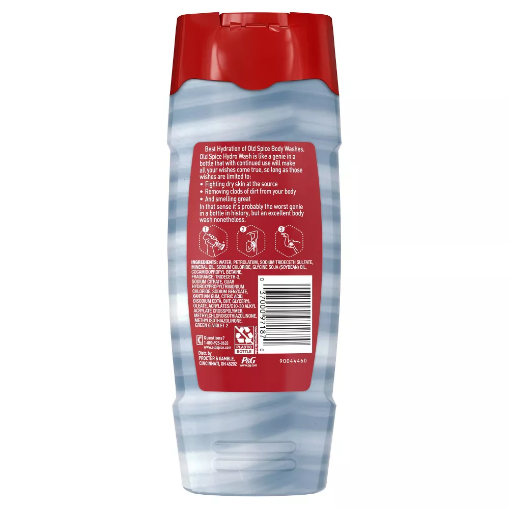 Old Spice Hardest Working Collection Hydrating Body Wash, Steel Courage, 16 Oz