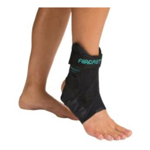 Aircast Airsport Ankle Brace Left Medium for Women 9-11.5 Inches Men 7.5-9 1Ea