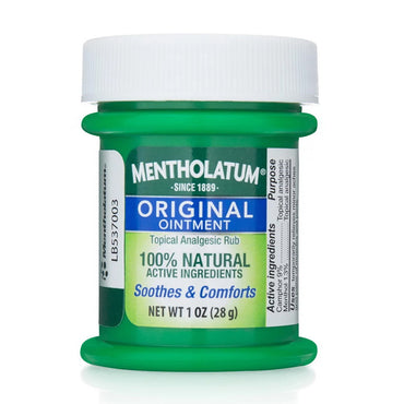Mentholatum Original Topical Analgesic Ointment Rub, 1 Oz