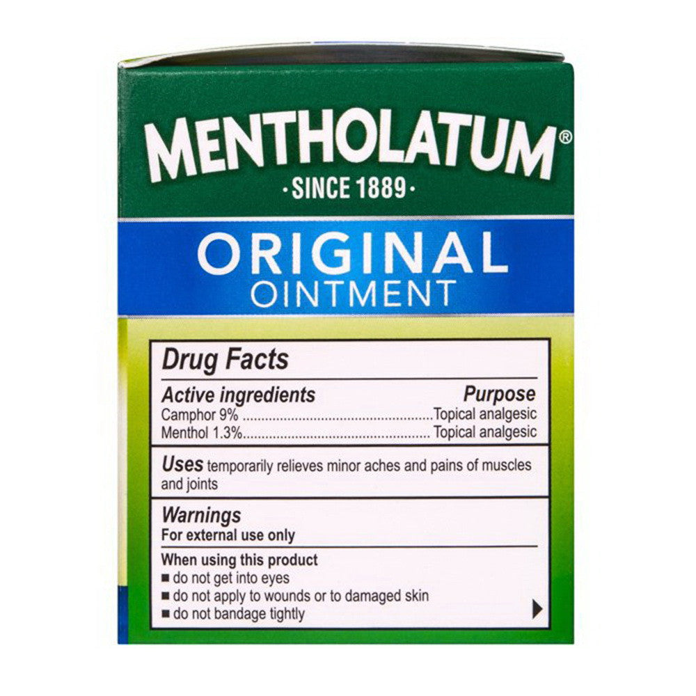 Mentholatum Ointment, Topical Analgesic Rub, 3 Oz