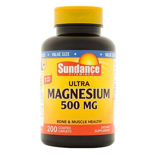 Sundance Ultra Magnesium 500 Mg Bone And Muscle Health Tablets, 200 Ea