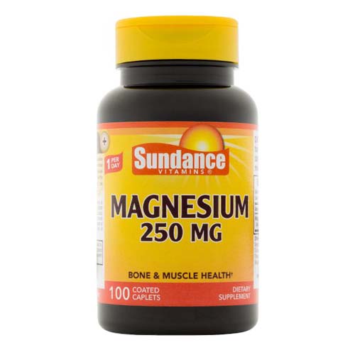 Sundance Magnesium 250 Mg Bone And Muscle Health Tablets, 100 Ea