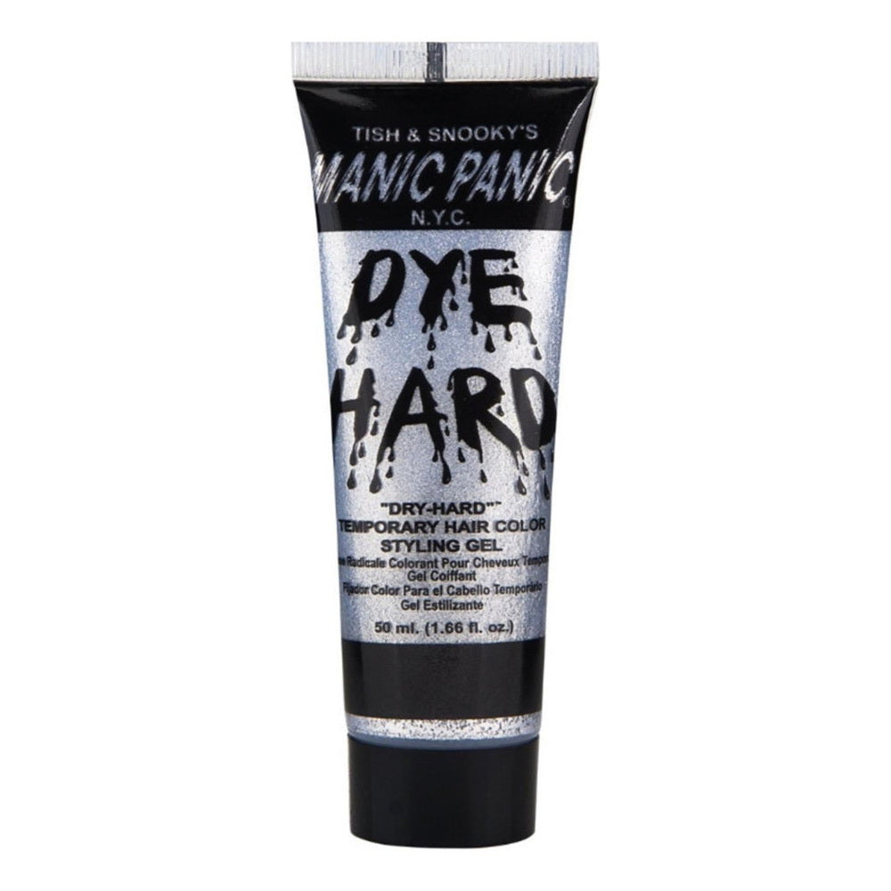 Manic Panic Stiletto Temporary Hair Color Silver Dye Hard Styling Gel 1.66Oz (50ml)