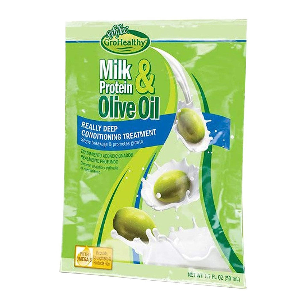 Sofn Free Milk Protein And Olive Oil Conditioning Treatment Packet, 1.7 Oz