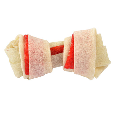 Dingo Mini Bones, Dog Treats, Meat And Rawhide Chew, 7 Ea