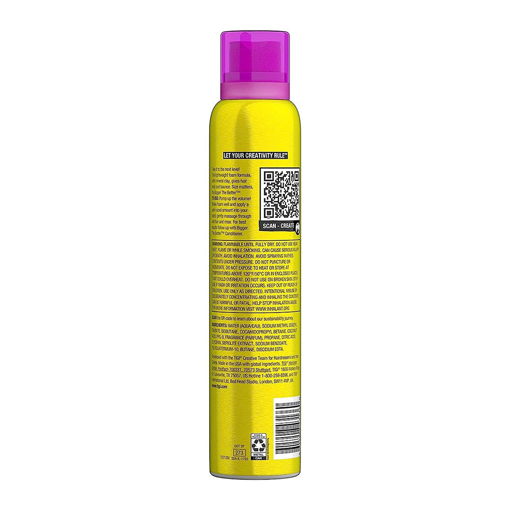 Tigi Bed Head Bigger The Better Volume Foam Shampoo, 6.8 Oz