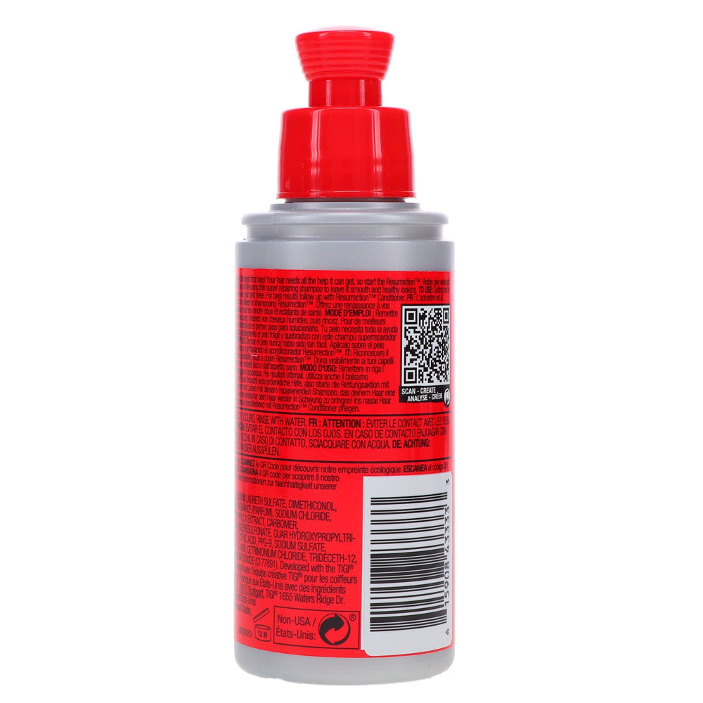 Bed Head Tigi Resurrection Super Repair Shampoo, 3.38 Oz