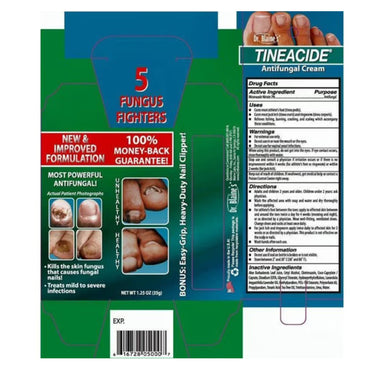 Dr. Blaines Tineacide Antifungal Cream - 1.25 Oz