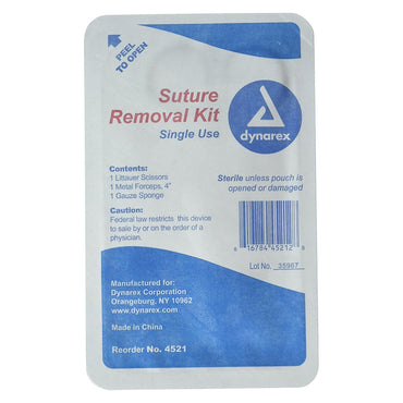 Dynarex Sterile Suture Removal Kit, 1 Ea