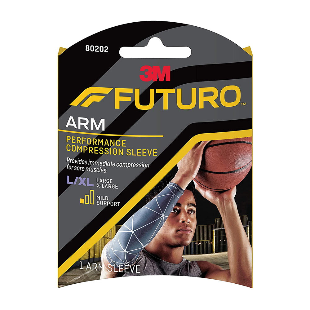 3M Futuro Performance Mild Support Compression Arm Sleeve Large XLarge 1Ea
