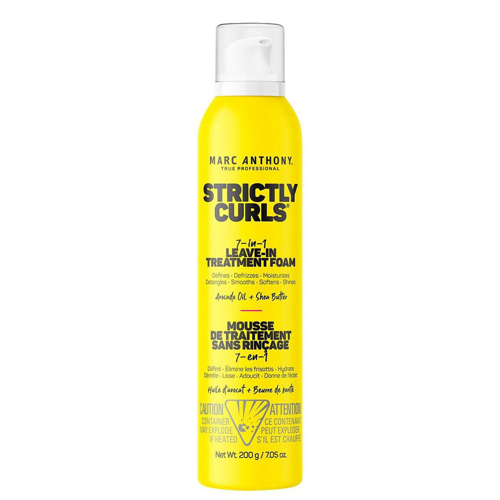 Marc Anthony Strictly Curls Leave In Foam Curl Defining Frizz Control Styling Foam 7.05Oz (200ml)