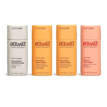 Attitude Oceanly Radiant Skin Daily Facial Care Routine Kit, 4 Oz