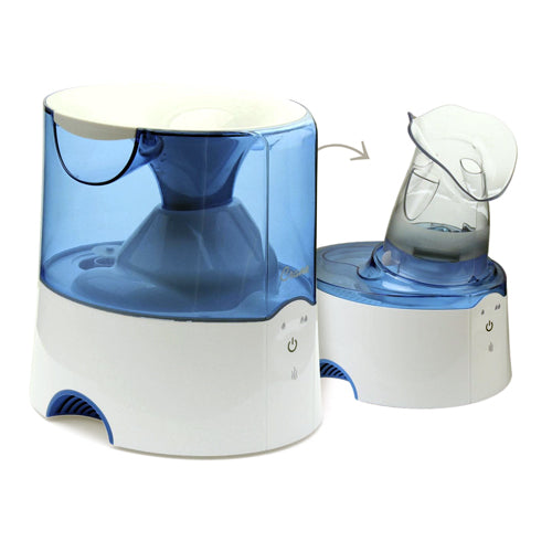Crane Classic 2 in 1 Warm Mist Humidifier and Steam Inhaler for Dry Air Relief and Easier Breathing 1Ea