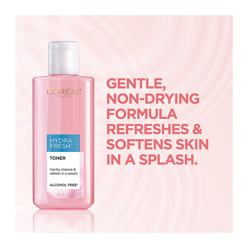 LOreal Paris HydraFresh Skin Toner, Alcohol-Free, 8.5 Oz