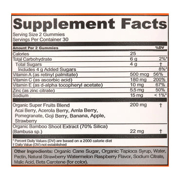 Goli Nutrition Superfruits Gummies for Wellness and Beauty, Mixed Fruit, 60 Ea