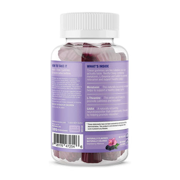 Suku Vitamins Restful Sleep, LTheanine And Gaba Gummies For Natural Sleep, 50 Ct