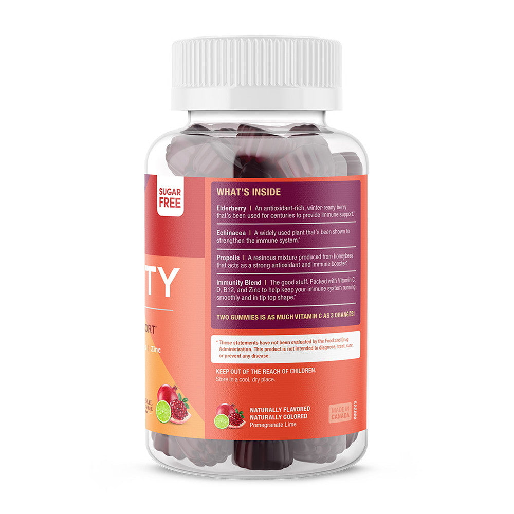 Suku Vitamins Ultimate Immunity Elderberry Echinacea and Propolis Gummies for Immune Support, 50 Ct
