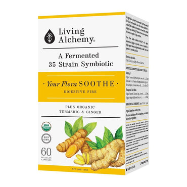 Living Alchemy Your Flora Probiotic Soothe Vegan Capsules, 60 Ct