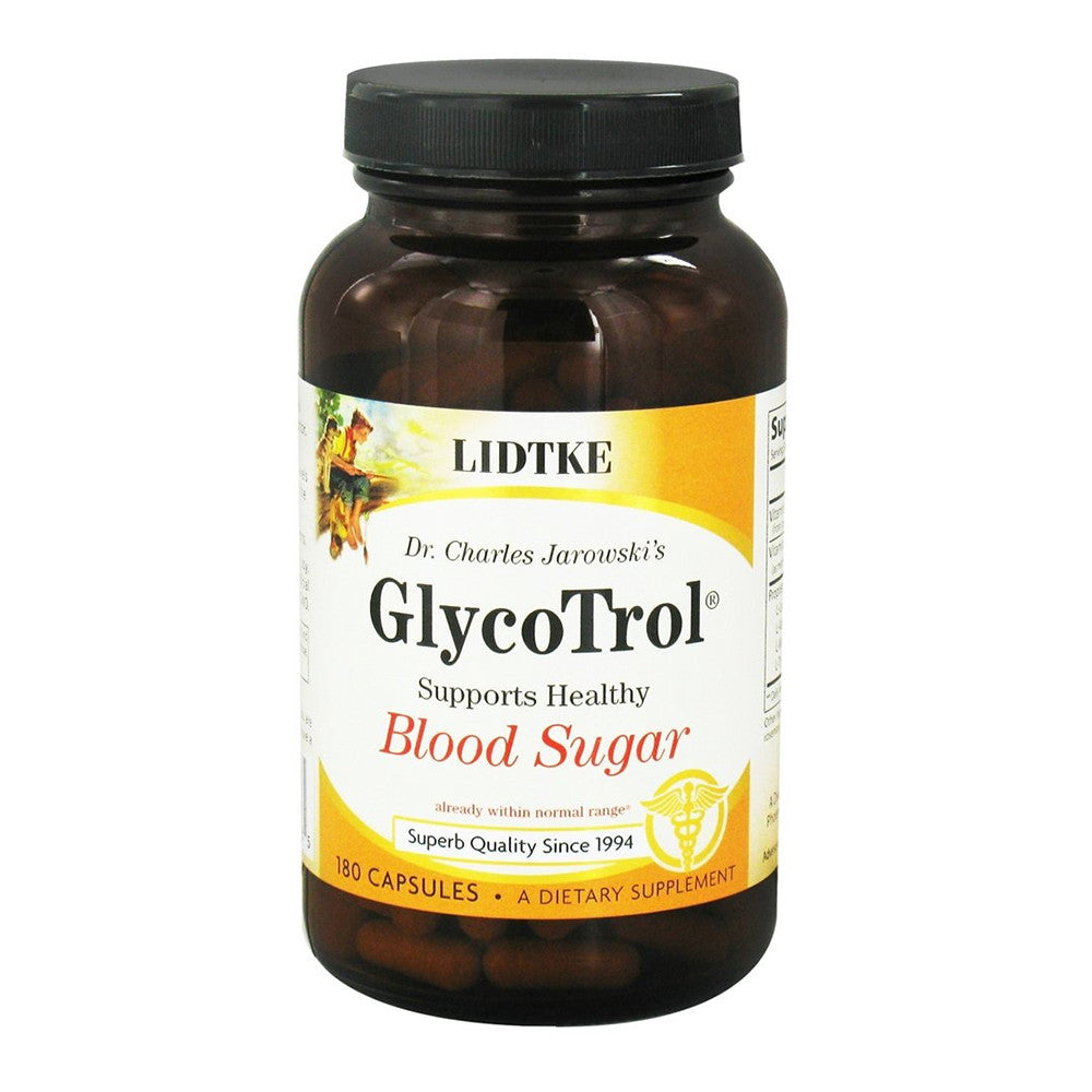 Lidtke GlycoTrol Blood Sugar Support Capsules, 180 Ea
