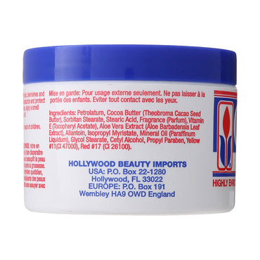 Hollywood Cocoa Butter Skin Cream, With Vitamin E, 7.5 Oz