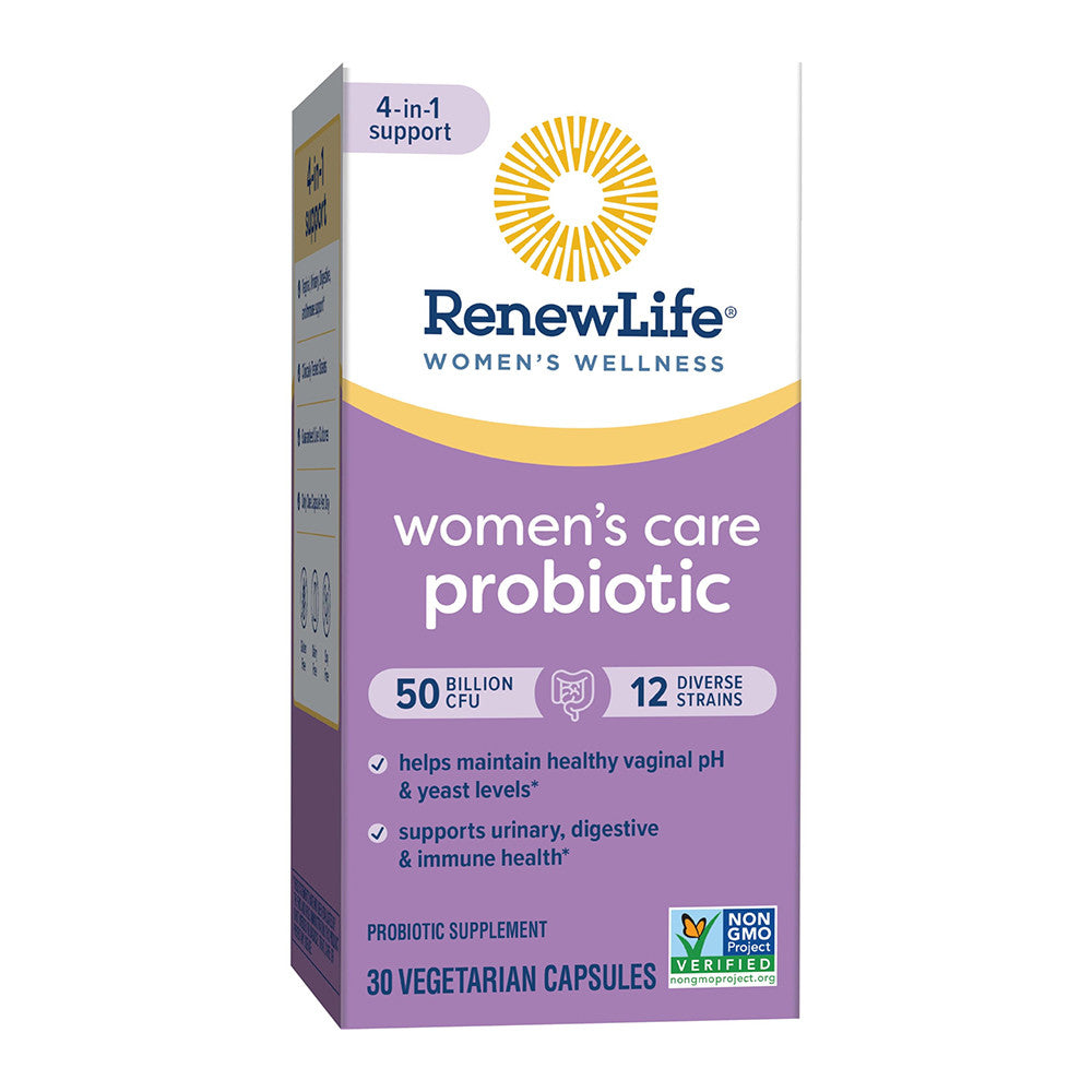 Renew Life Ultimate Flora Womens Vaginal Probiotic 50 Billion Capsules, 30 Ea
