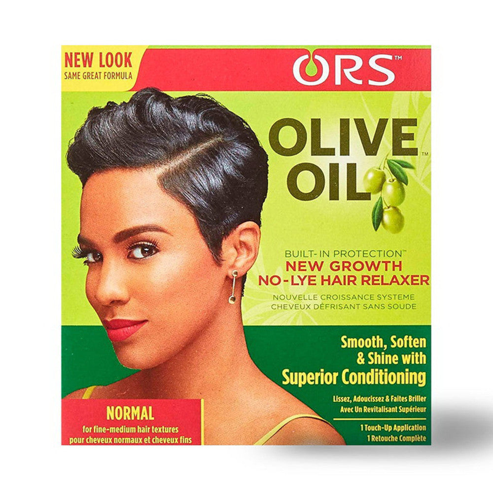 Ors Olive Oil Built In Protection New Growth No Lye Hair Relaxer Kit, Extra Strength, 1 Ea