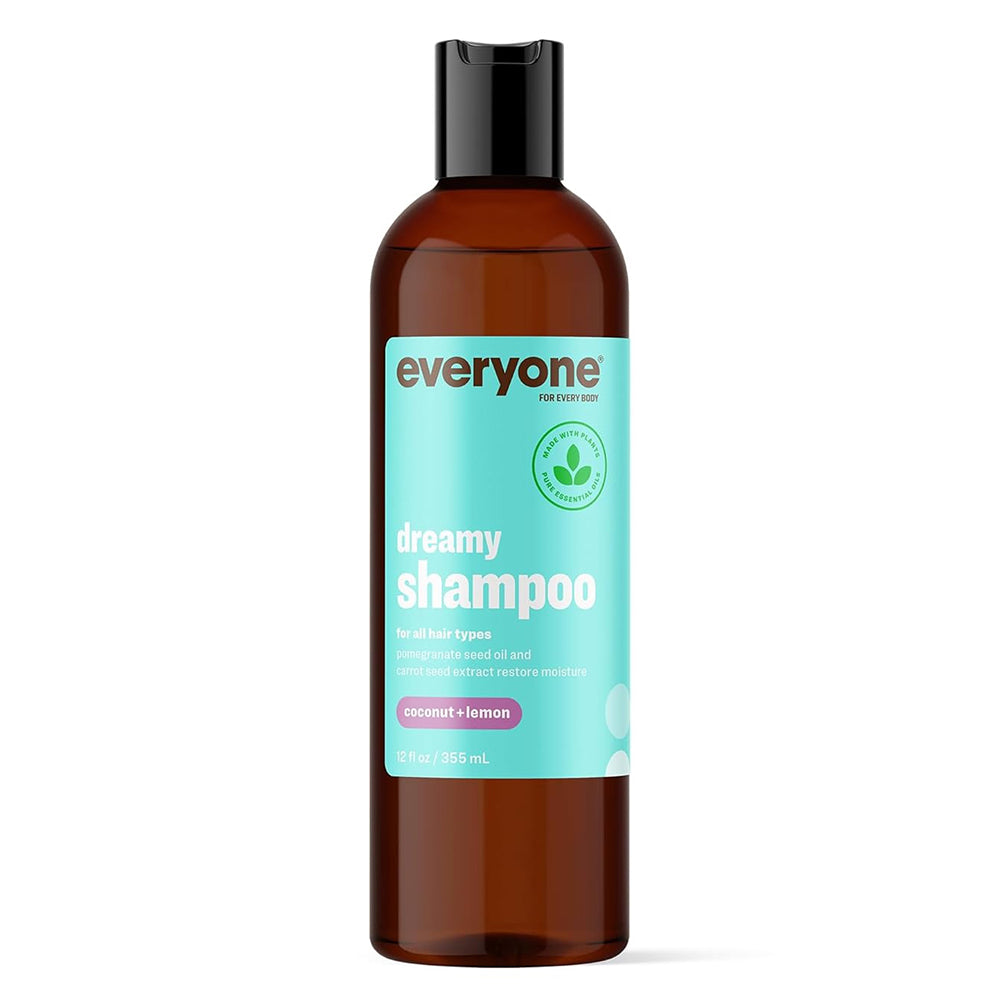 Everyone Dreamy Shampoo Coconut and Lemon Cleansing and Moisturizing for All Hair Types 12Oz (355ml)