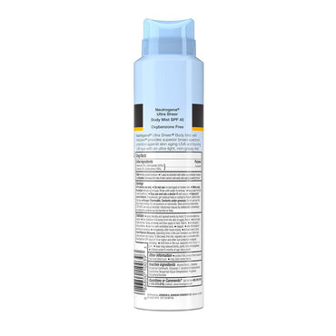 Neutrogena Ultra Sheer Lightweight Sunscreen Spray, SPF 45, 5 Oz
