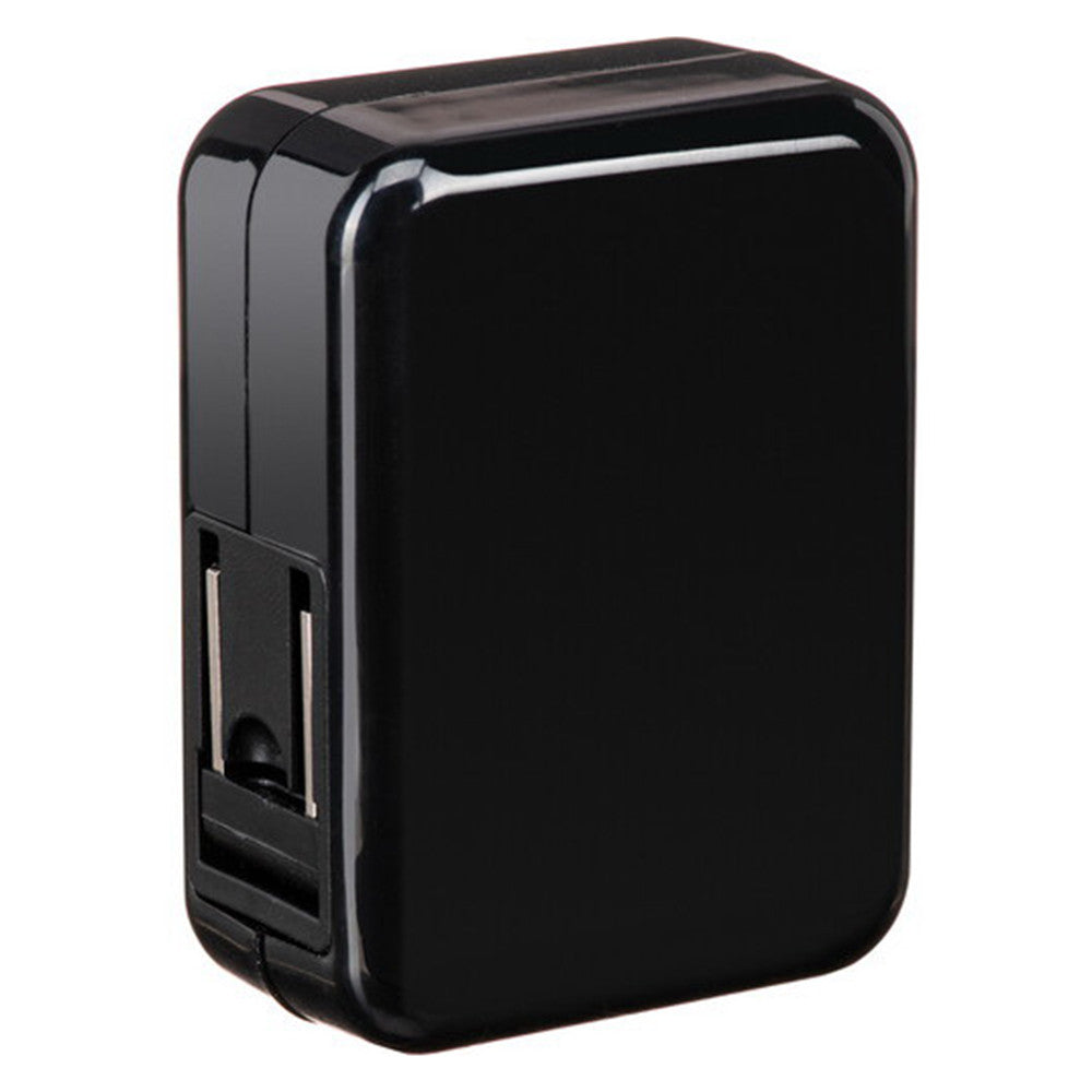 Chargeworx 4 Port Usb Travel Wall Charger, Black, 1 Ea