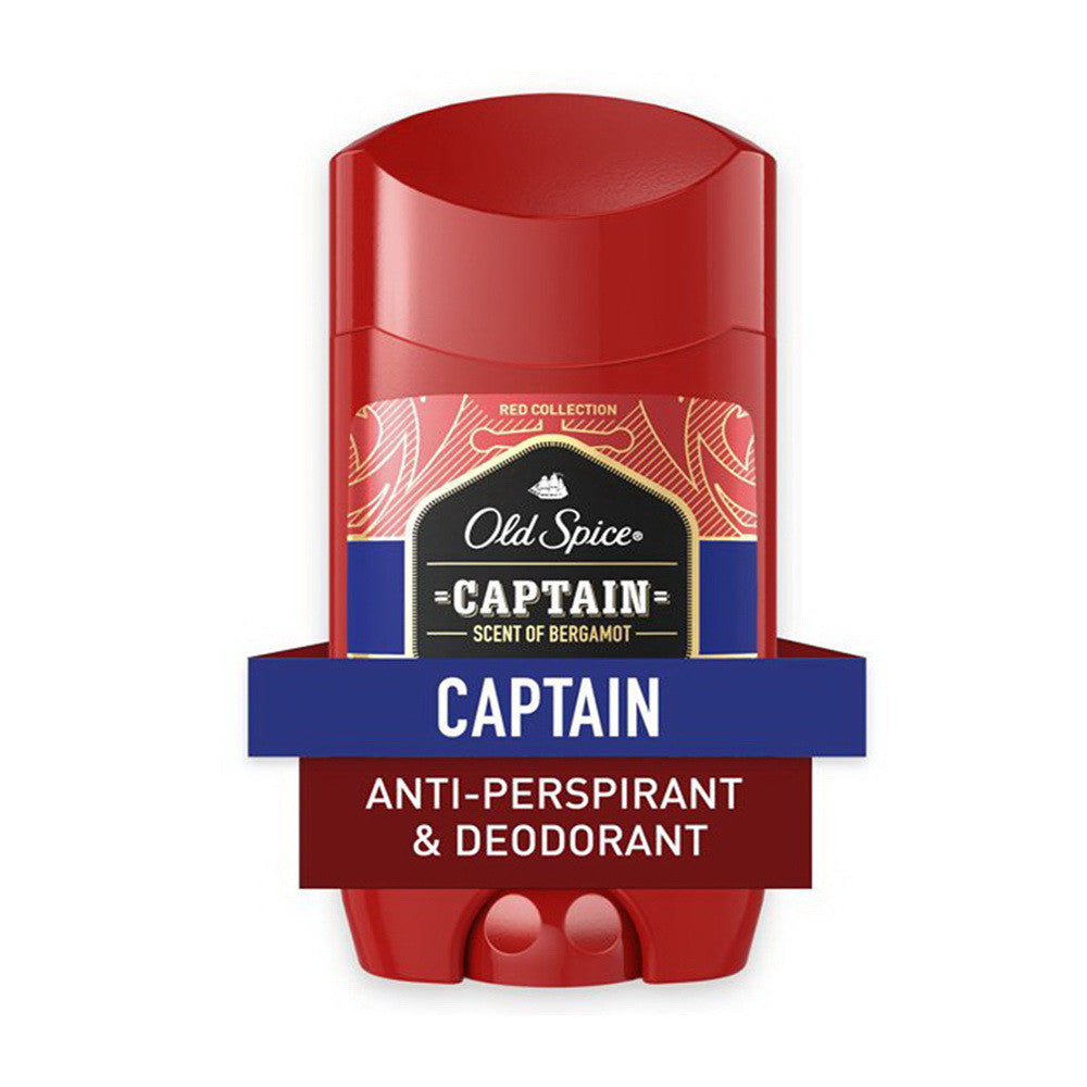 Old Spice Antiperspirant Deodorant for Men, Red Captain Scent, 2.6 Oz