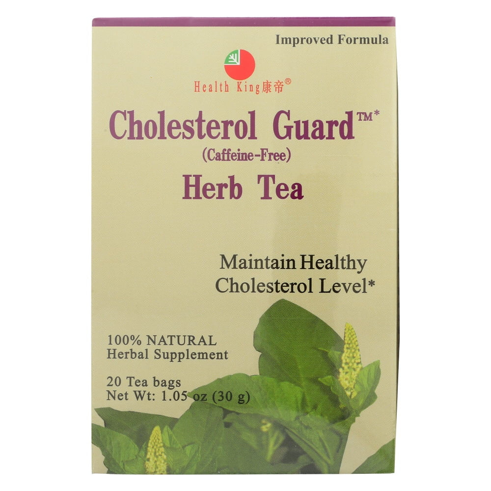 Health King Cholesterol Guard, Herb Tea - 20 Tea Bags