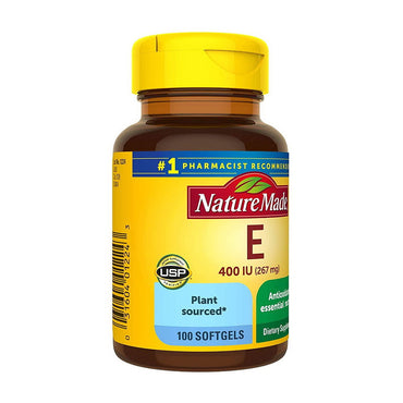 Nature Made Antioxidant & Essential Nutrient Vitamin E 400 IU 267 mg, Softgels, 100 Ea