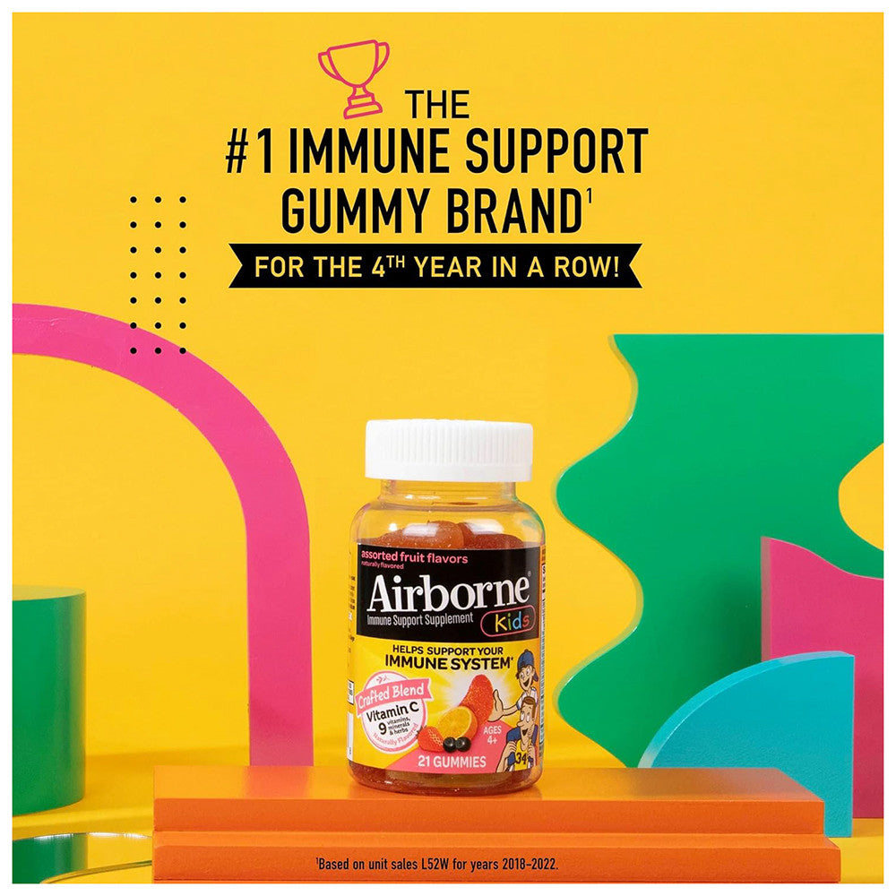 Airborne Kids Immune Support Supplement Gummies - 21 Ea