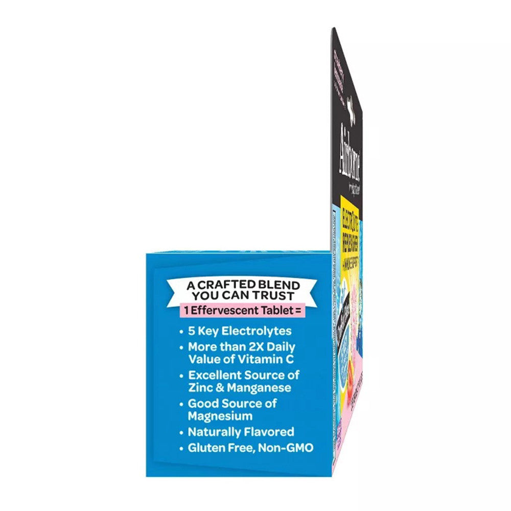 Airborne Electrolyte Replenishment And Immune Support Tablets, Strawberry Lemonade, 10 Ea