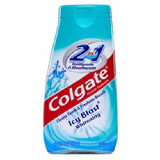 Colgate 2-In-1 Toothpaste And Mouthwash Whitening Icy Blast - 4.6 Oz