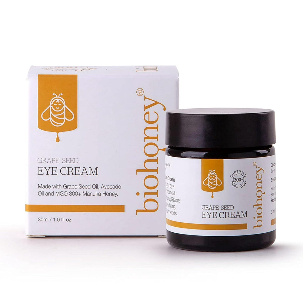Bio Honey Eye Cream with Grapeseed Oil Helps Treatment Under Eye Dark Circle Nourish and Restore Skin 1Oz (30ml)