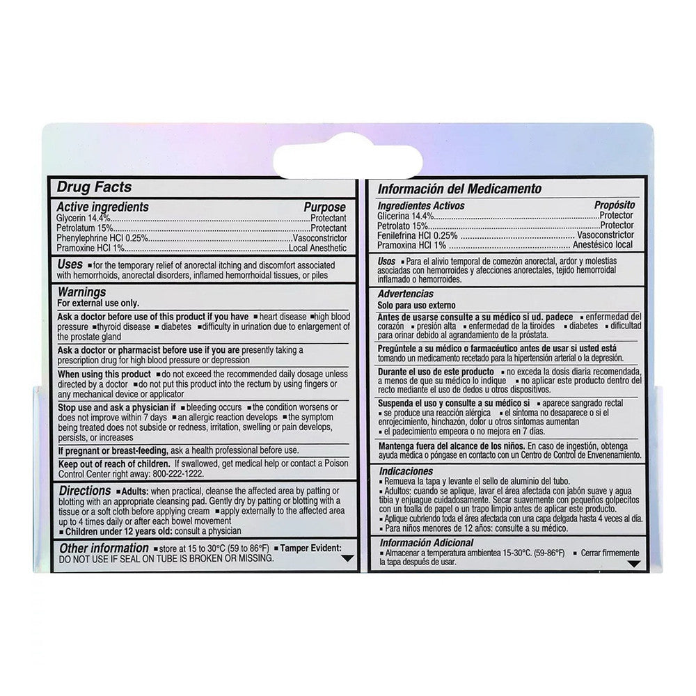 Nikzon Hemorrhoidal Pain Itching Inflammation Relief Cream, 0.9 Oz