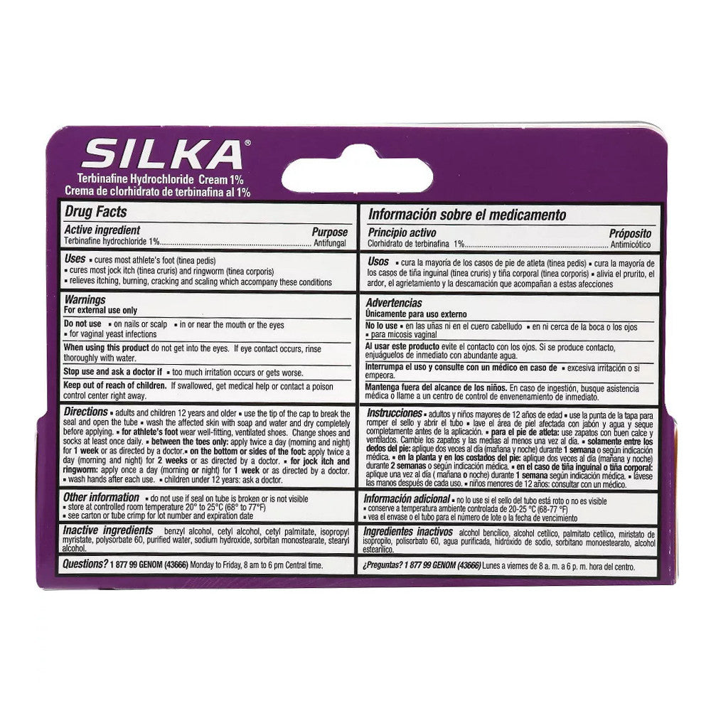 Silka Antifungal Cream For Athletes Foot 30 Gm, 1 Oz