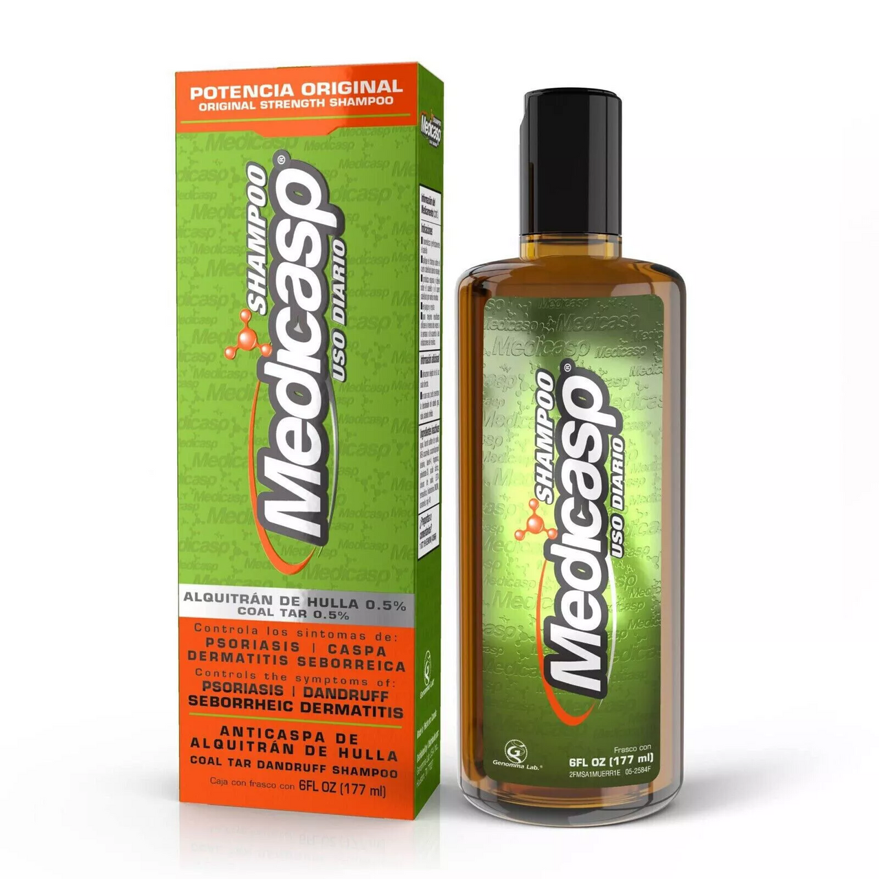 Medicasp Coal Tar Gel Original Strength Dandruff Shampoo, 6 Oz