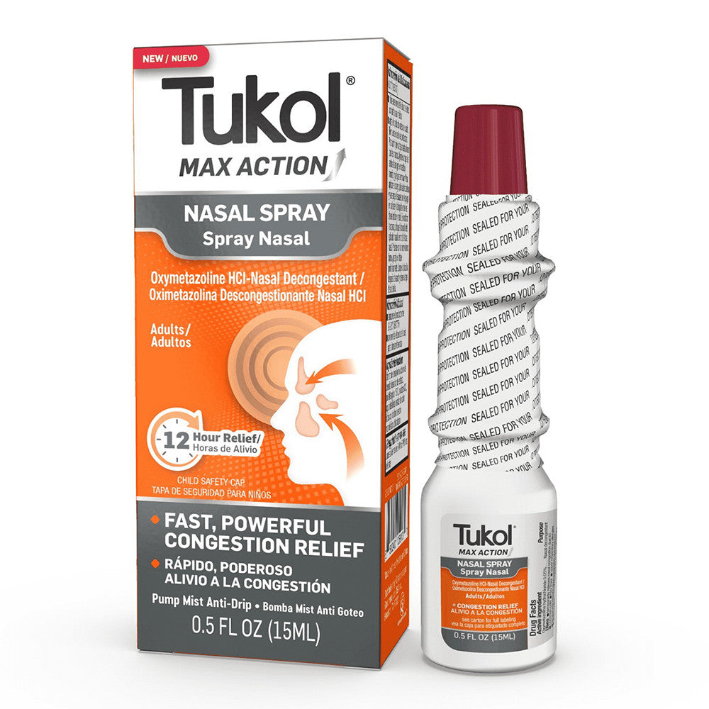 Tukol Max Action Nasal Spray, 0.5 Oz
