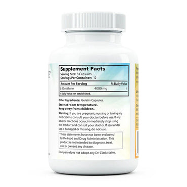 Dr Clark Store Ornithine Supplement Capsules for Enhance Sleep, 100 Ea
