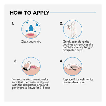 Coco Honey Natural Derma Aid Cordiform Hydrocolloid Patch for Skin Blemishes, 10 Ea