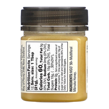 Comvita MGO 50 Plus Multifloral Raw Manuka Honey, 8.8 Oz