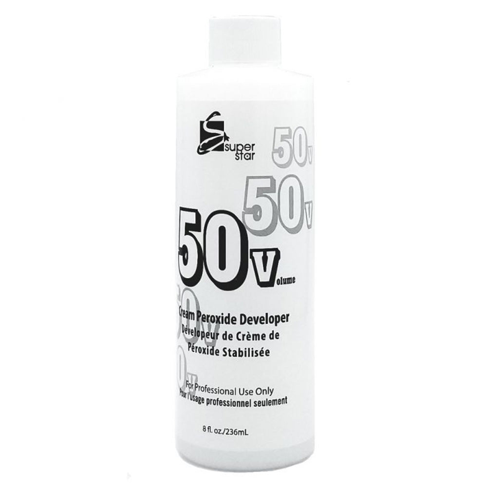 Super Star 50 Volume Stabilized Cream Peroxide Hair Developer 8Oz (236ml)